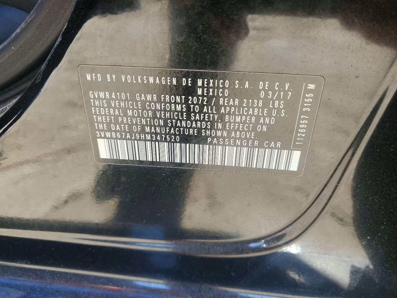 2017 Volkswagen Jetta se