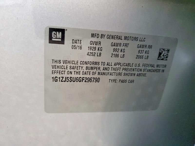 2016 Chevrolet Malibu Hybrid