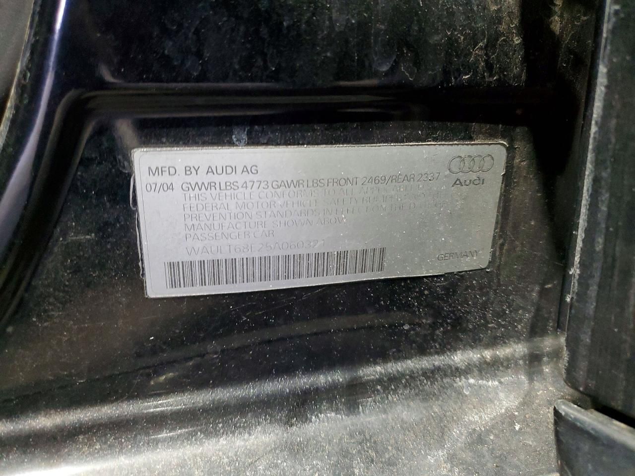 2005 Audi A4 3.0 Quattro