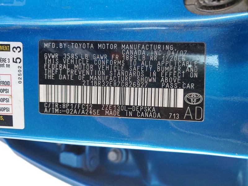 2007 Toyota Corolla ce