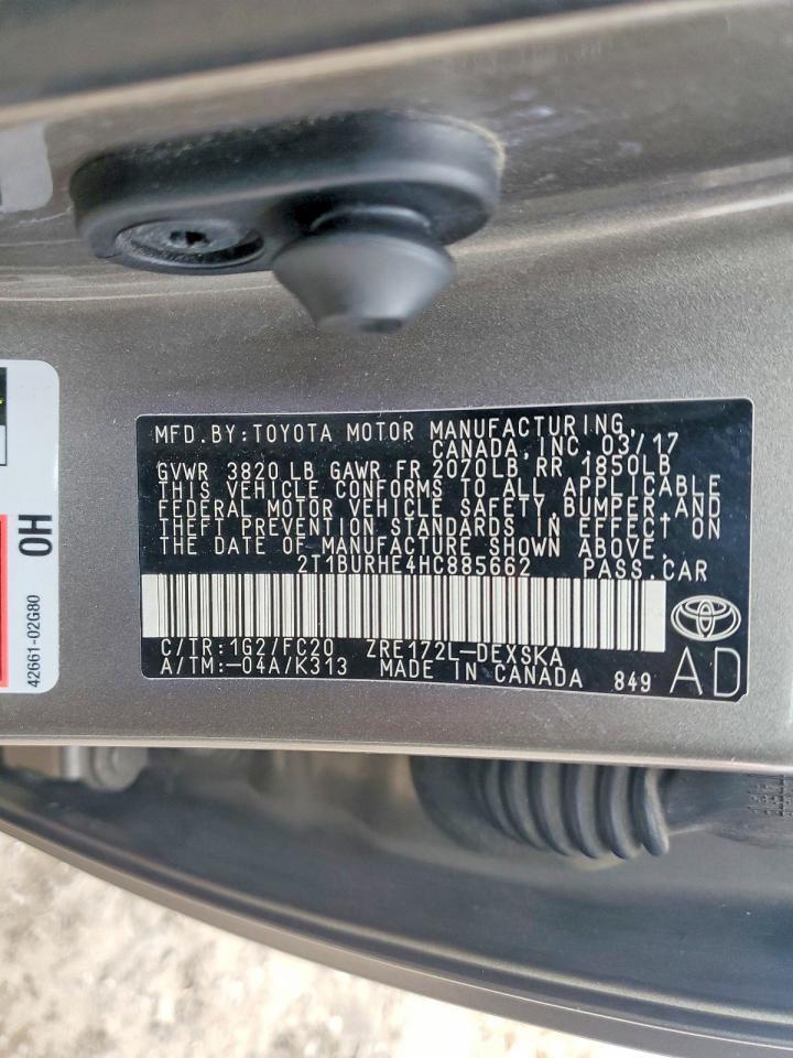 2017 Toyota Corolla l