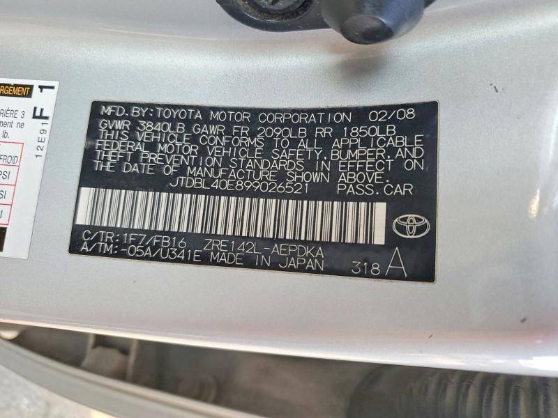 2009 Toyota Corolla Base