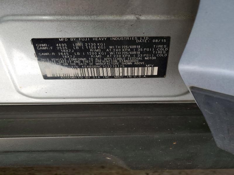 2016 Subaru Outback 2.5i Limited