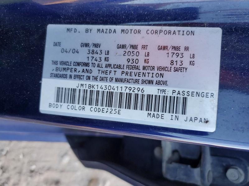 2004 Mazda 3 Hatchback