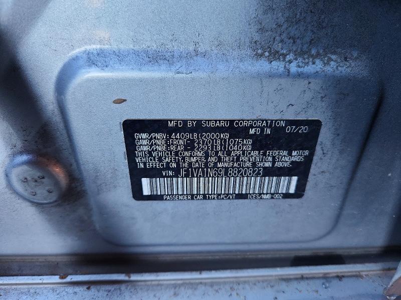 2020 Subaru Wrx Limited