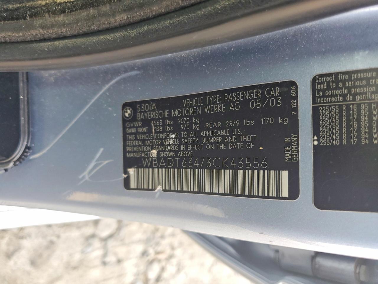 2003 BMW 530 i Automatic