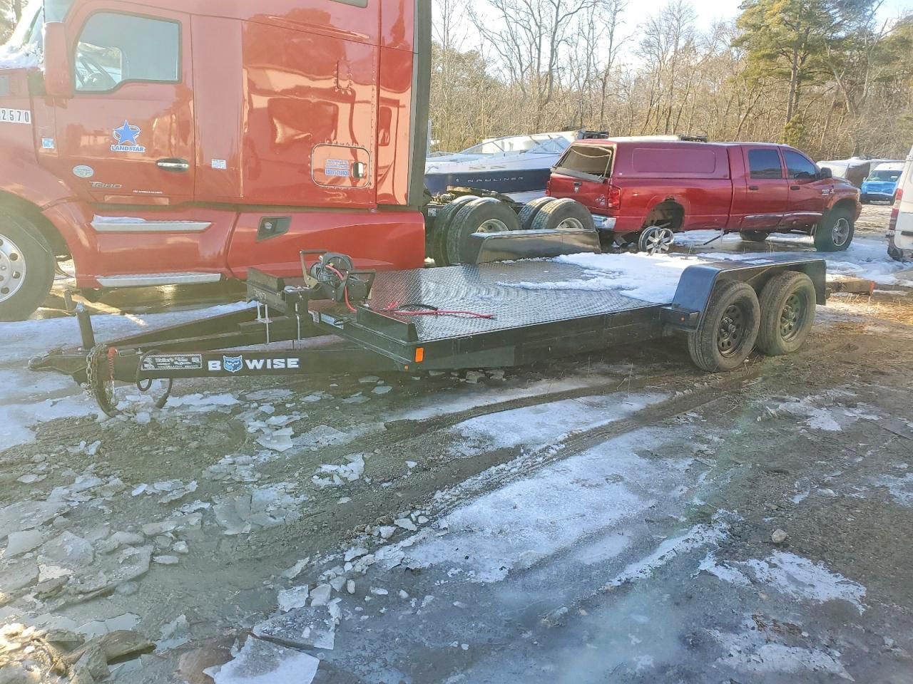 2024 Bwise CH18-7-FULL Equipment Trailer