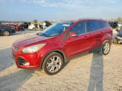 Salvage cars for sale from Copart Houston, TX: 2015 Ford Escape Titanium
