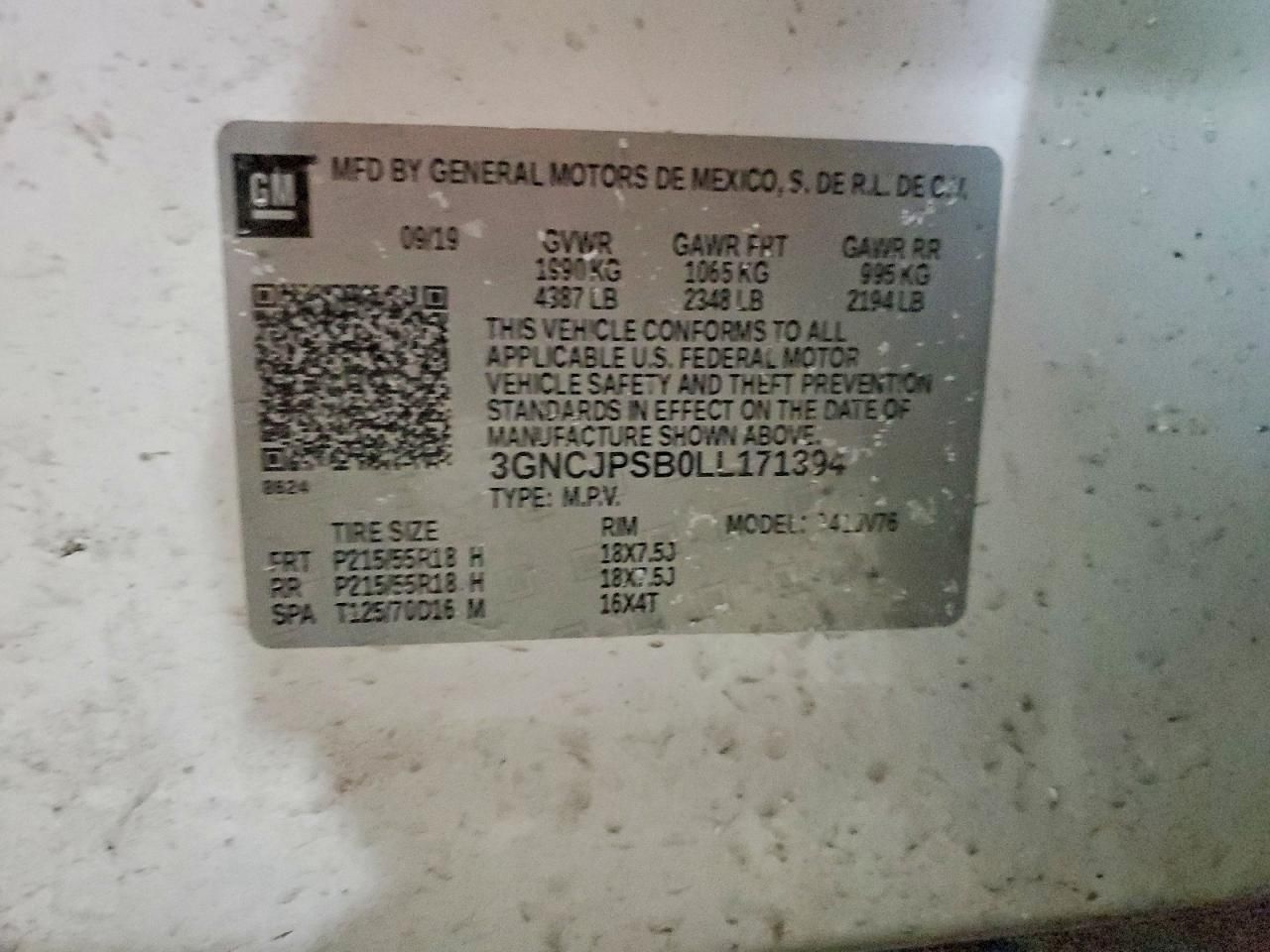 2020 Chevrolet Trax 1LT