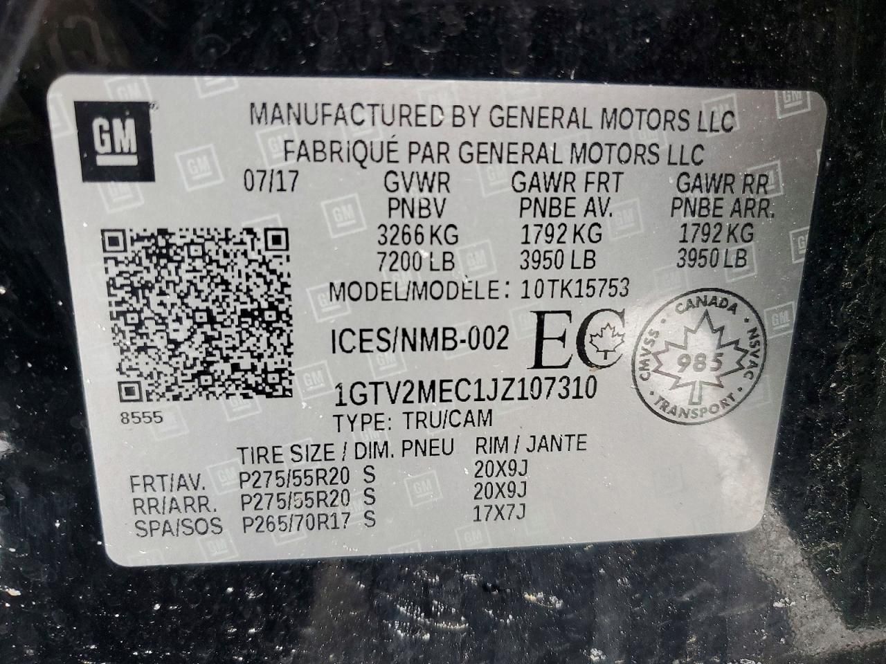 2018 GMC Sierra K1500 sle