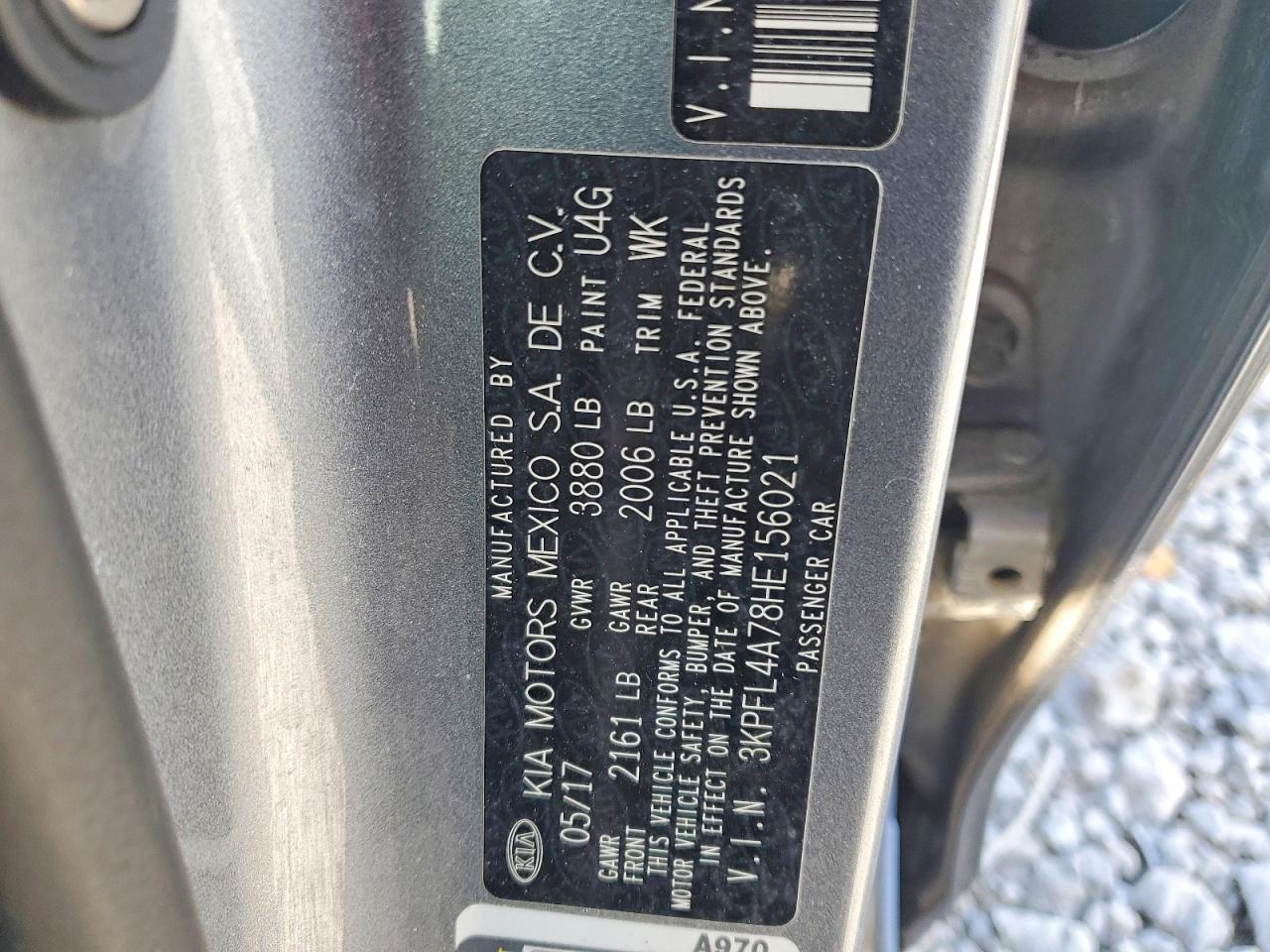 2017 KIA Forte lx