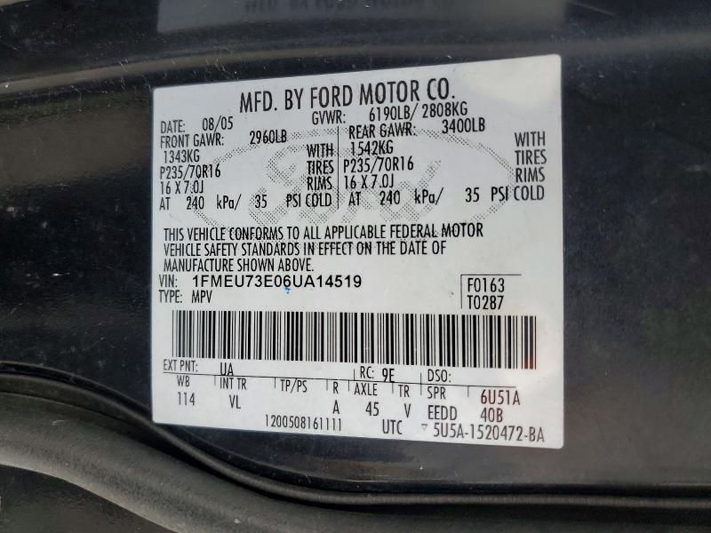 2006 Ford Explorer xlt