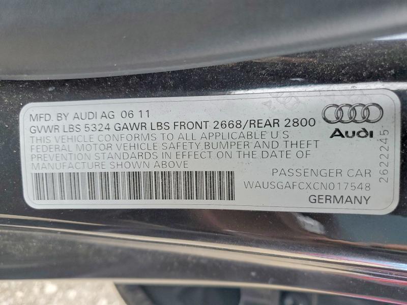 2012 Audi A7 Prestige