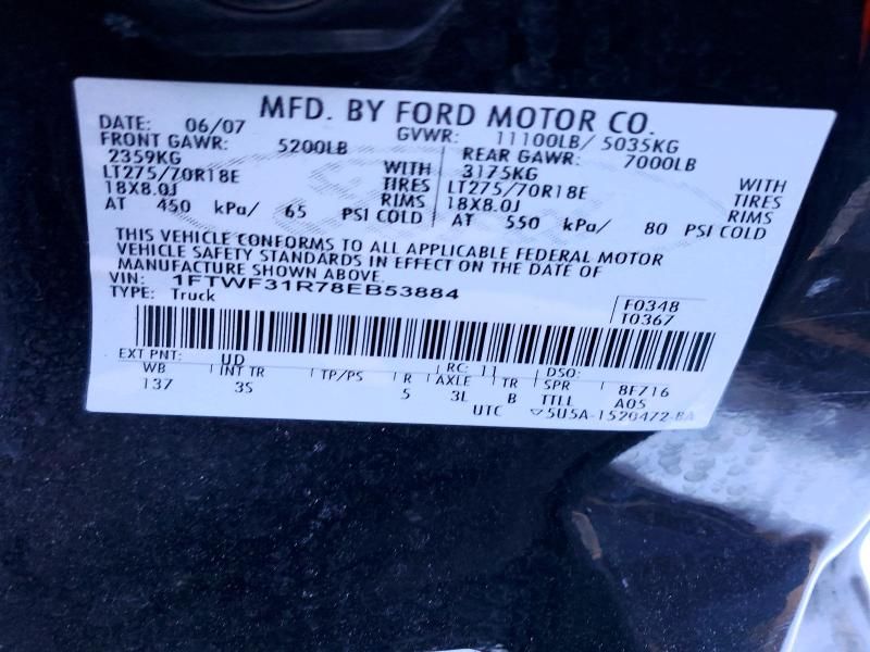 2008 Ford F350 srw Super Duty
