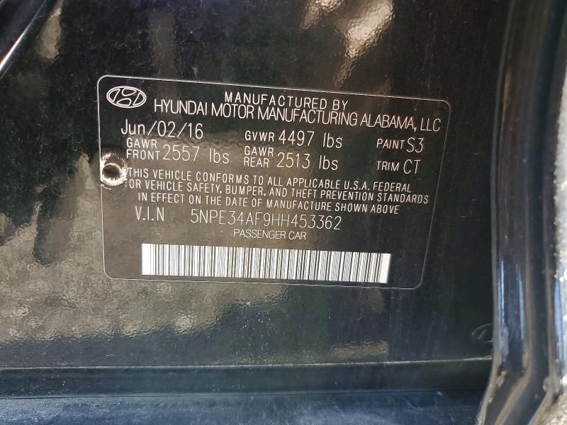 2017 Hyundai Sonata Sport