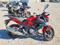Honda salvage cars for sale: 2015 Honda CB300 F