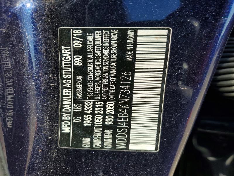 2019 Mercedes-Benz Cla 250