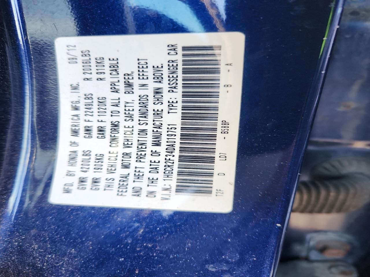 2013 Honda Accord lx