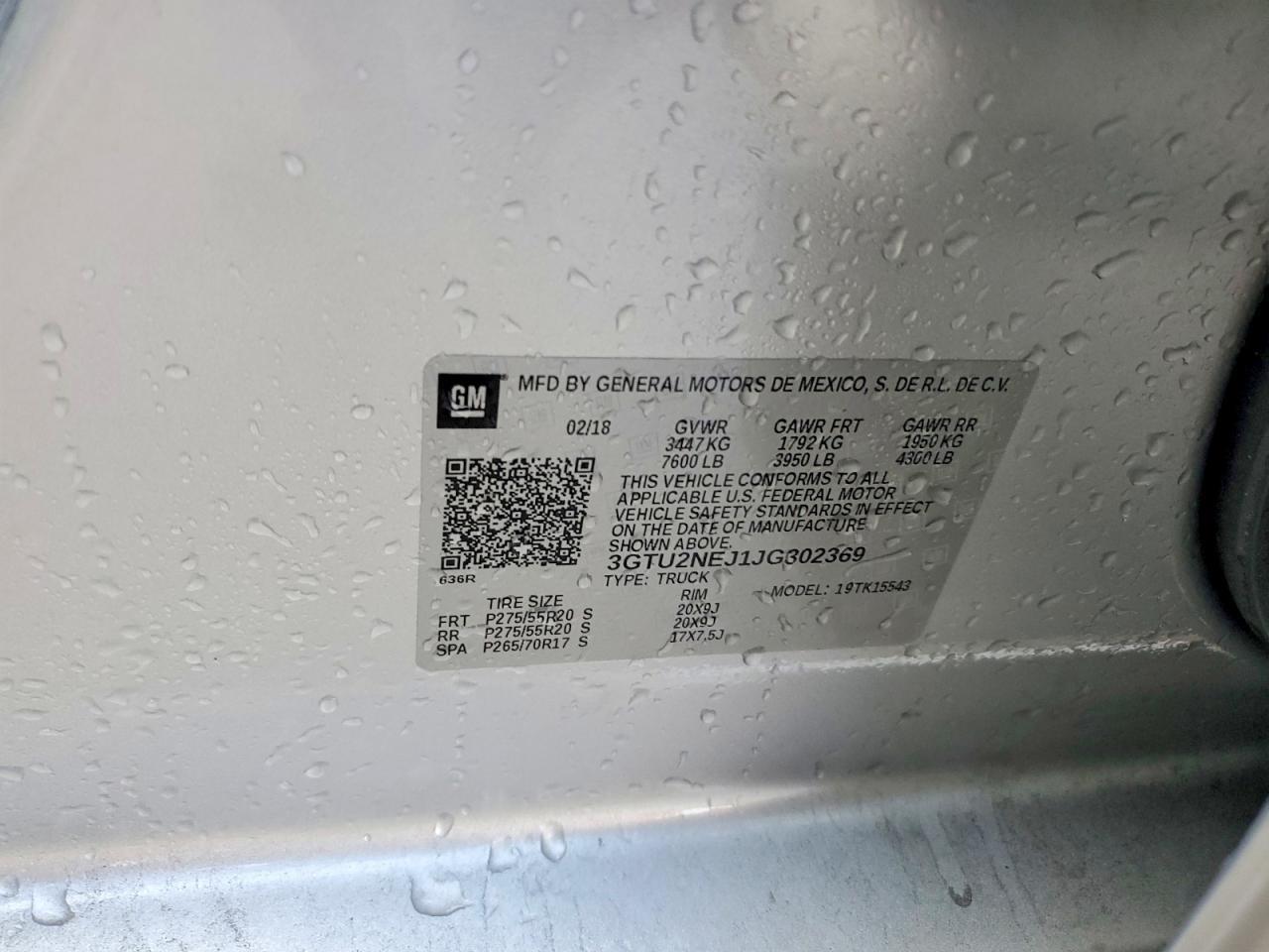 2018 GMC Sierra K1500 SLT
