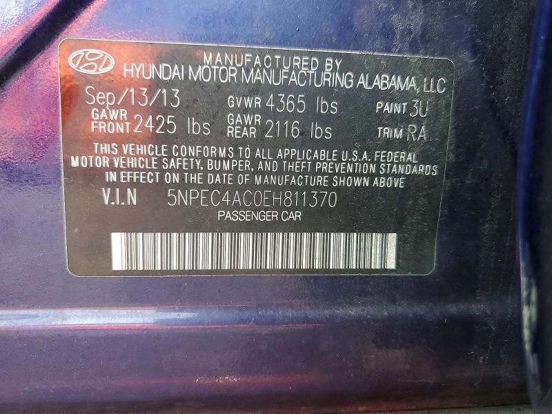 2014 Hyundai Sonata se