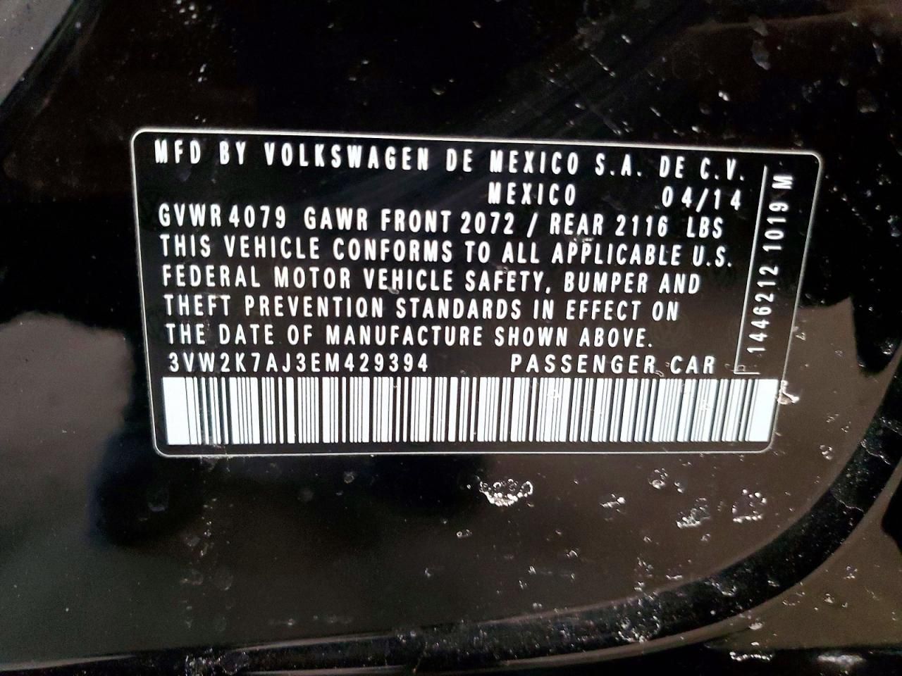 2014 Volkswagen Jetta Base