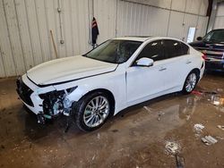 Infiniti Vehiculos salvage en venta: 2021 Infiniti Q50 Luxe