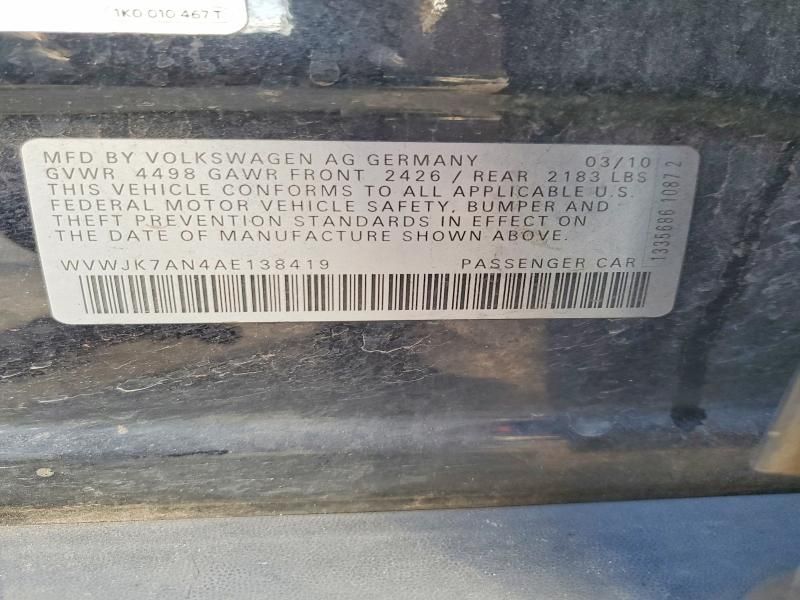 2010 Volkswagen Passat Komfort