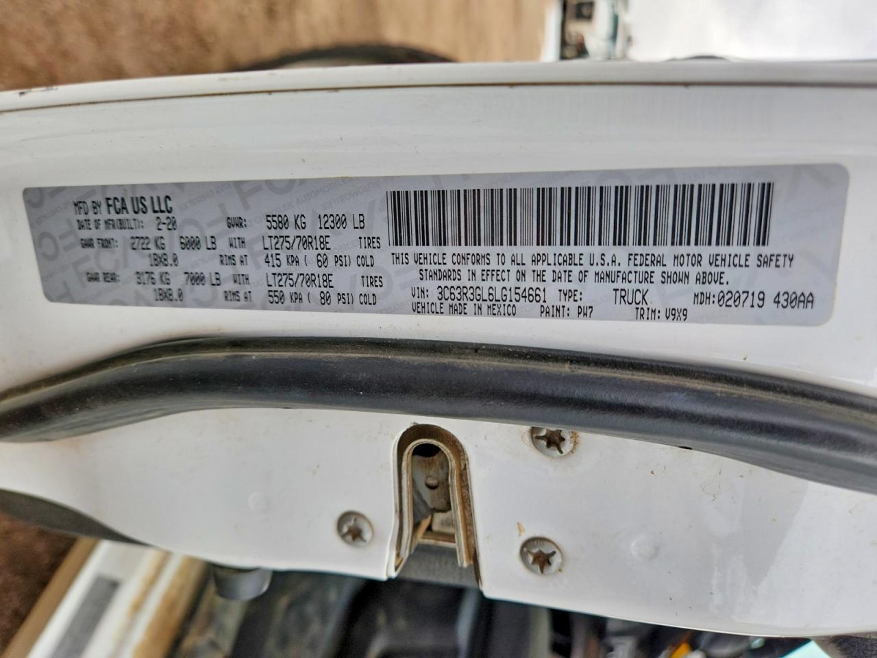 2020 Dodge RAM 3500 Tradesman