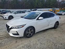 Nissan salvage cars for sale: 2021 Nissan Sentra sv