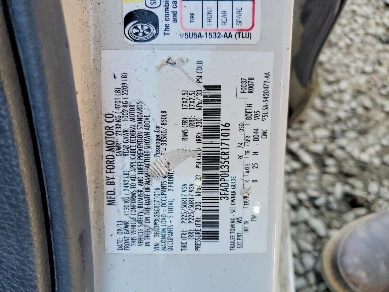 2012 Ford Fusion Hybrid