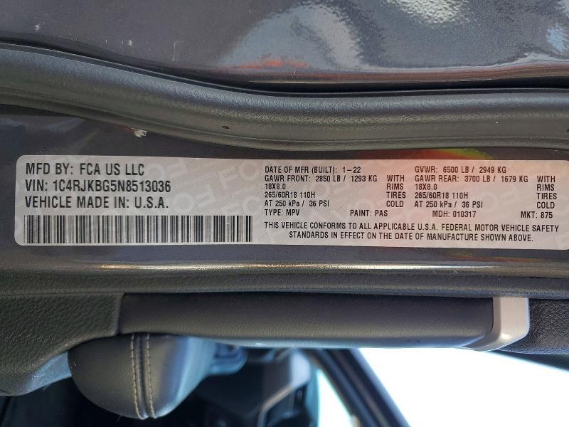 2022 Jeep Grand Cherokee l Limited