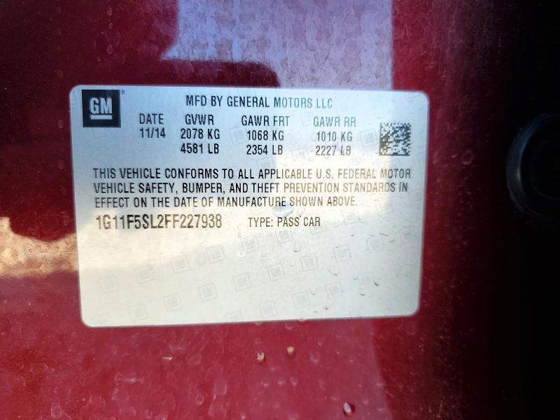 2015 Chevrolet Malibu ltz