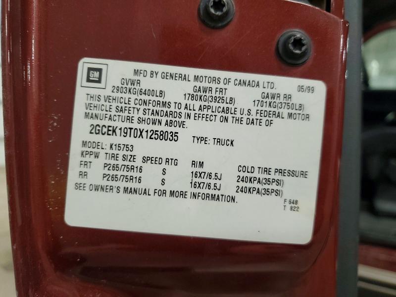 1999 Chevrolet Silverado K1500