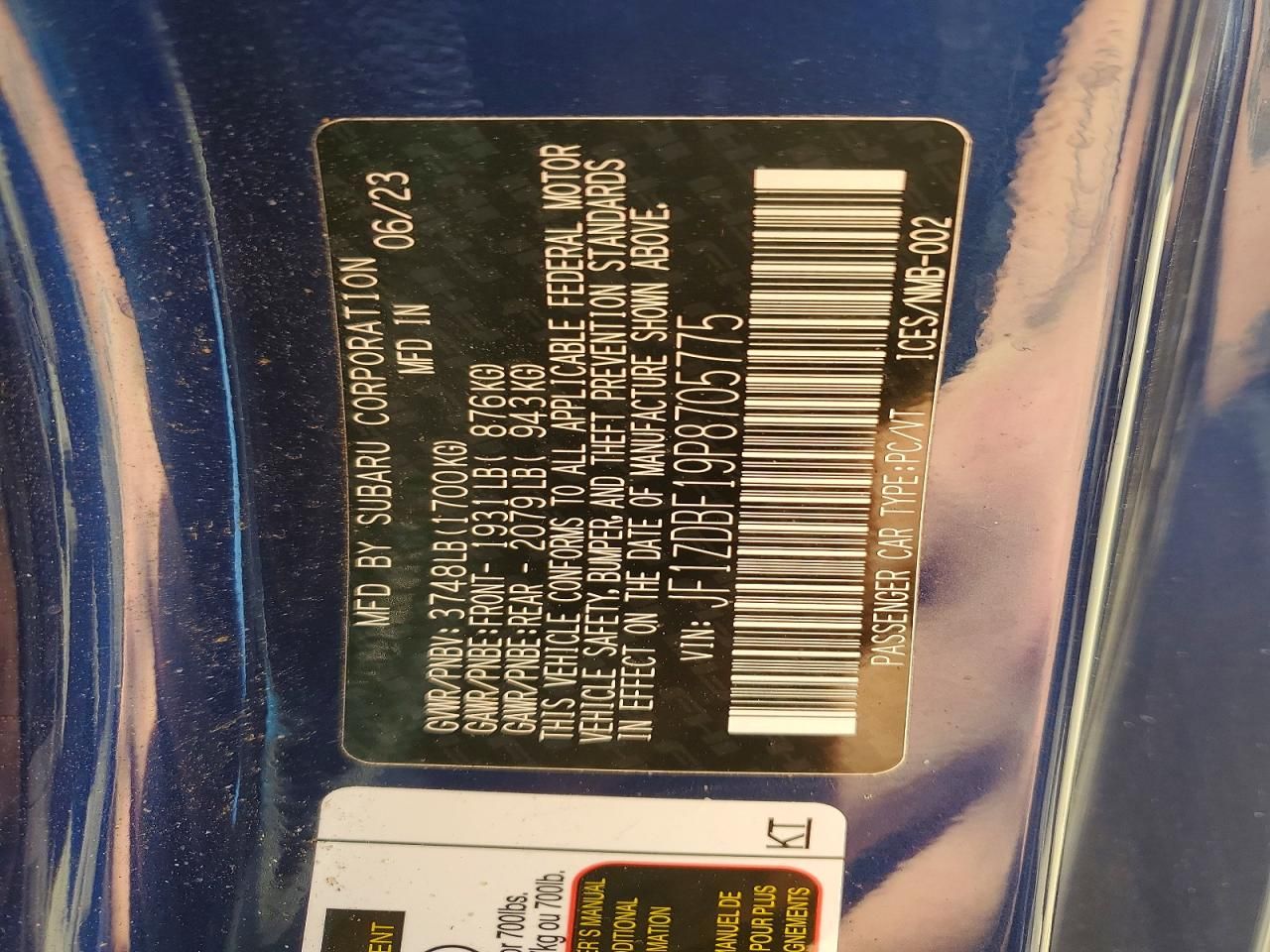 2023 Subaru Brz Limited