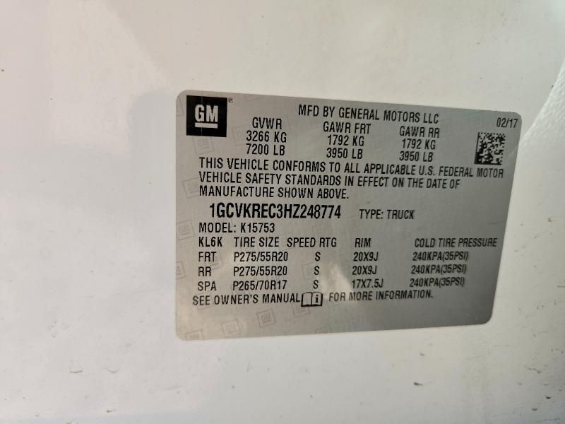 2017 Chevrolet Silverado K1500 LT