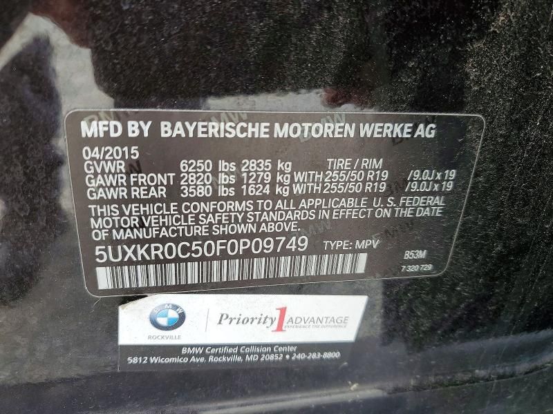 2015 BMW X5 Xdrive35i