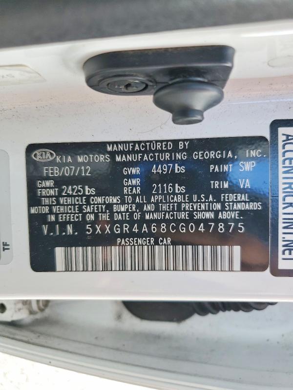 2012 KIA Optima sx Turbo