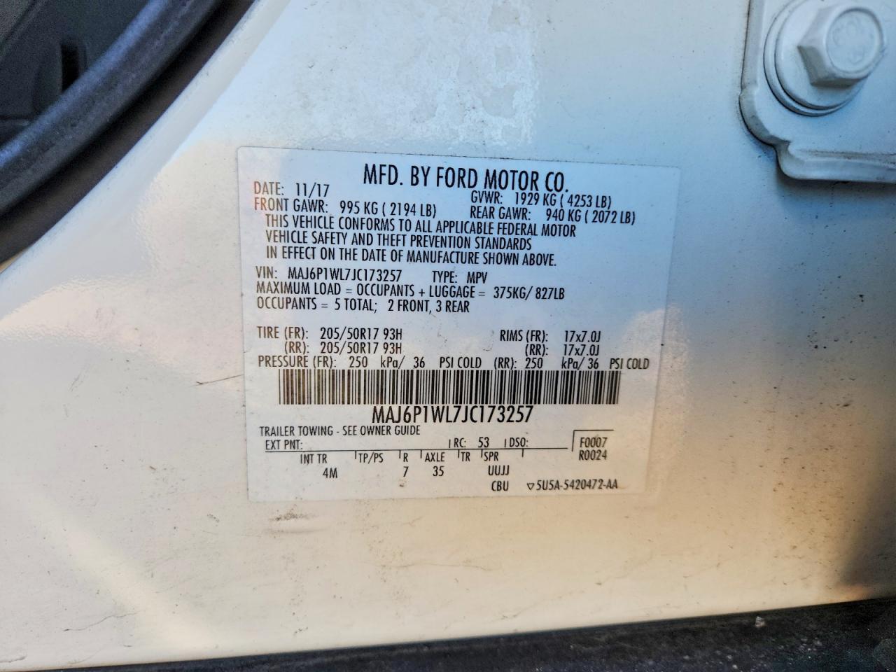 2018 Ford Ecosport Titanium