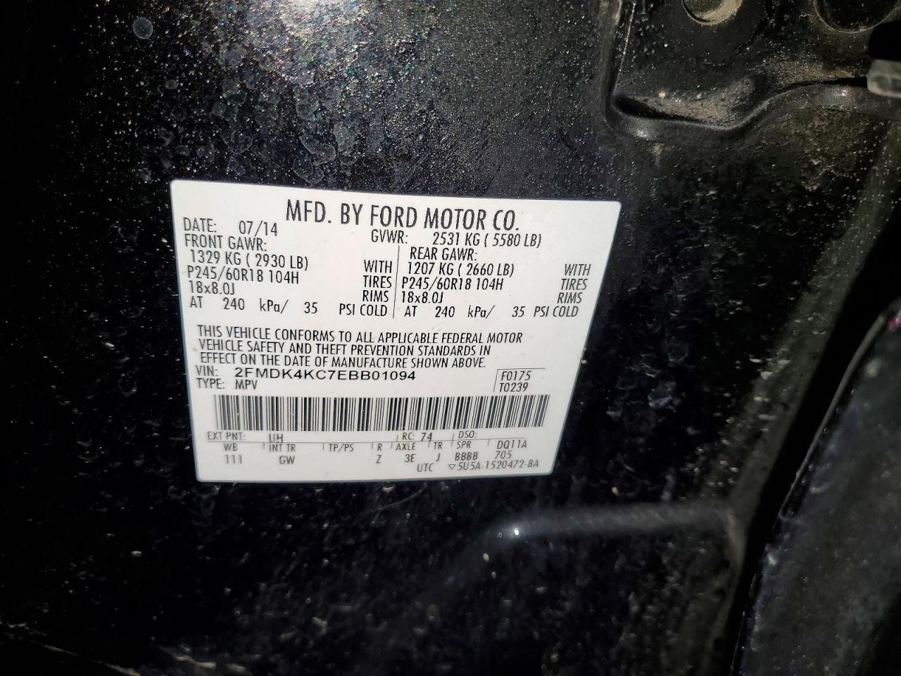 2014 Ford Edge Limited