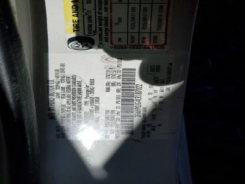 2012 Ford Fusion sel