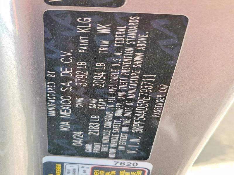 2024 KIA Forte gt Line