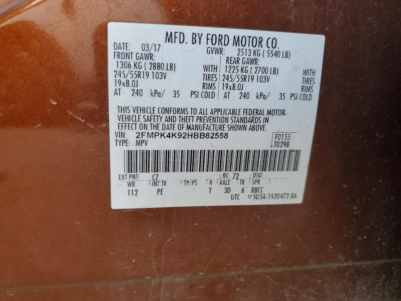 2017 Ford Edge Titanium