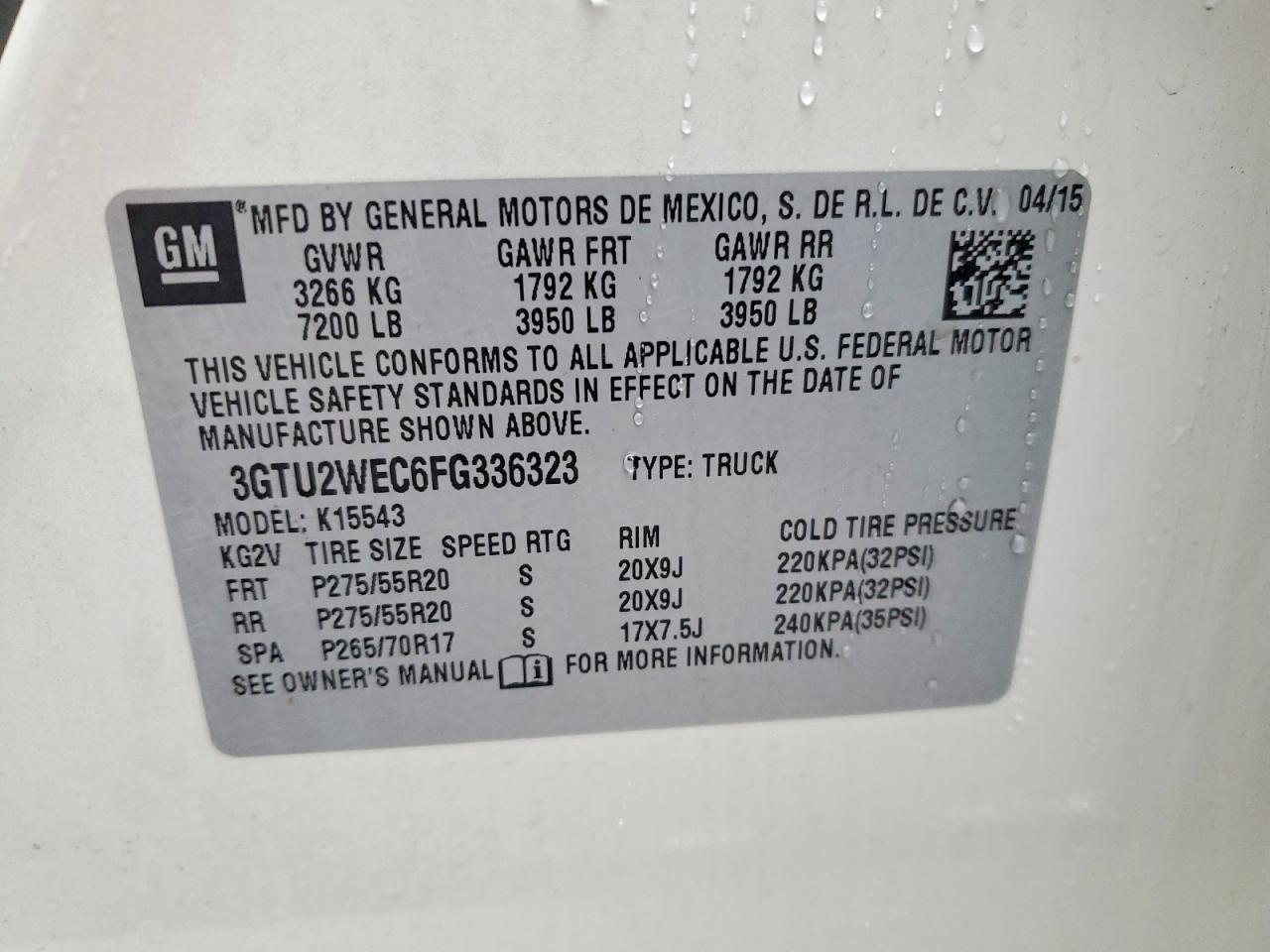 2015 GMC Sierra K1500 Denali