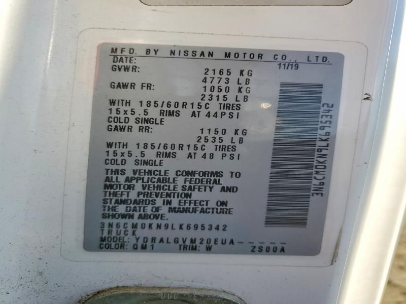 2020 Nissan NV200 2.5S