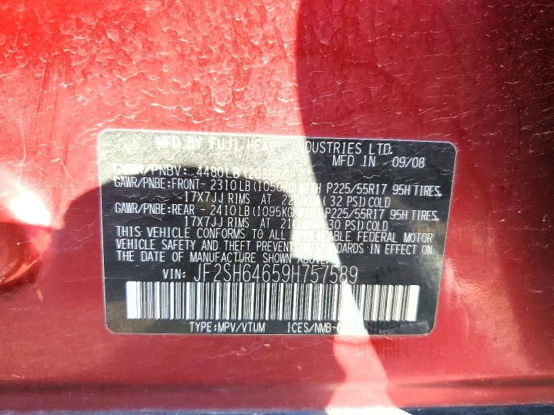 2009 Subaru Forester 2.5x Limited