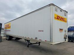 Salvage trucks for sale at Wilmer, TX auction: 2017 Strick DRY Van Trailer