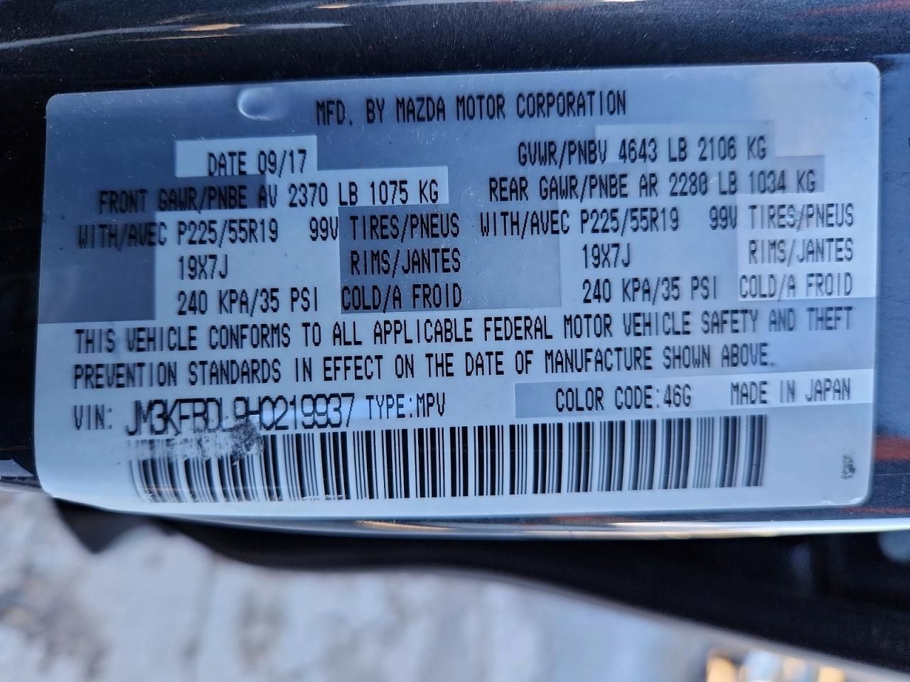 2017 Mazda Cx-5 Grand Touring