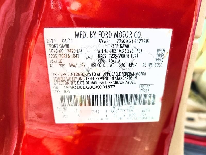 2011 Ford Escape Limited