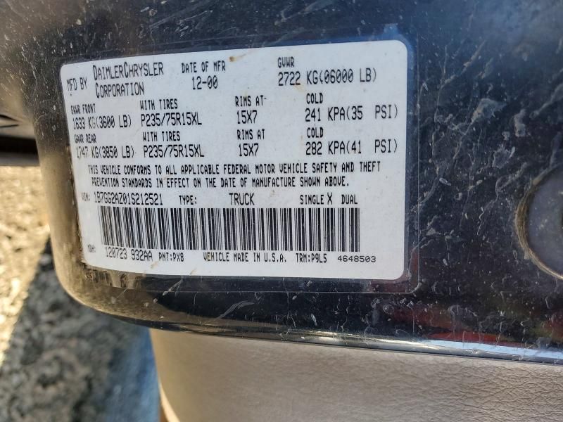 2001 Dodge Dakota Quattro