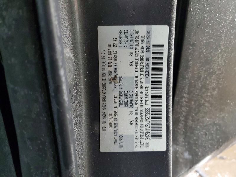 2018 Mazda 3 Touring